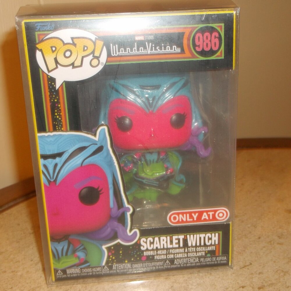 Funko Pop! Marvel WandaVision Scarlet Witch #986 – Target Exclusive –like new